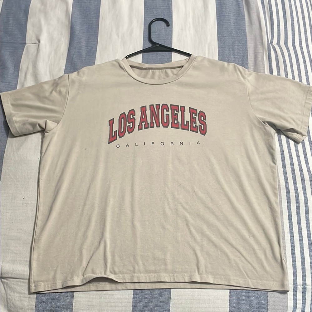 Los Angeles California Beige T-Shirt